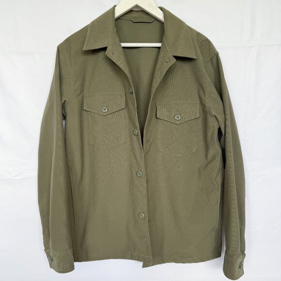Uniqlo Olive Green Canvas Jacket - Picture 1 of 6